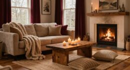 cozy winter living space