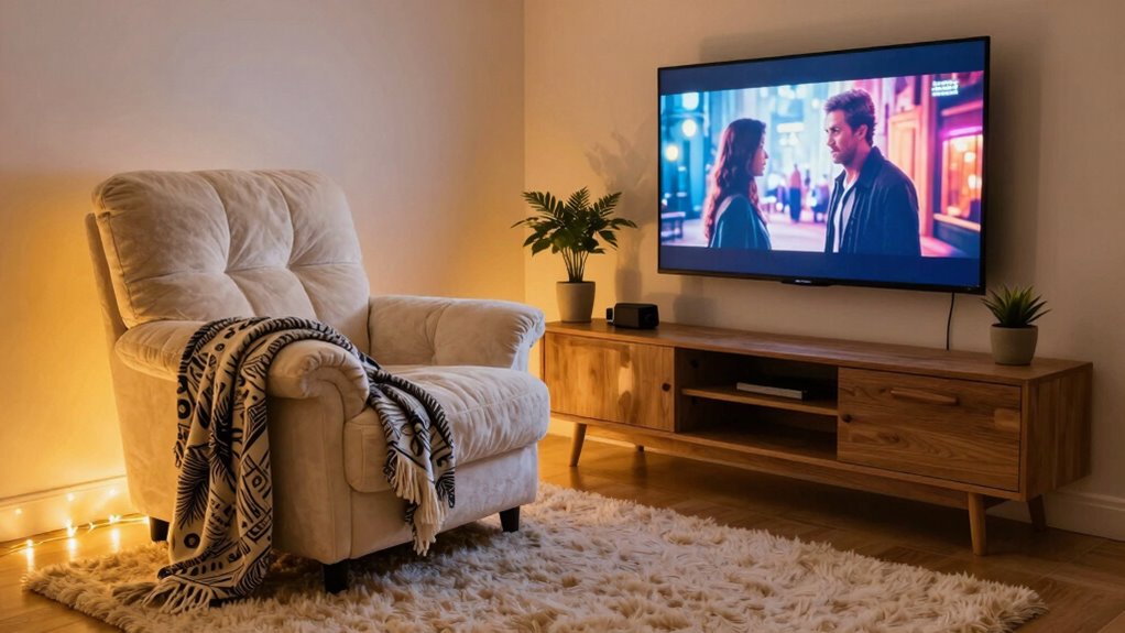 create a cozy viewing nook
