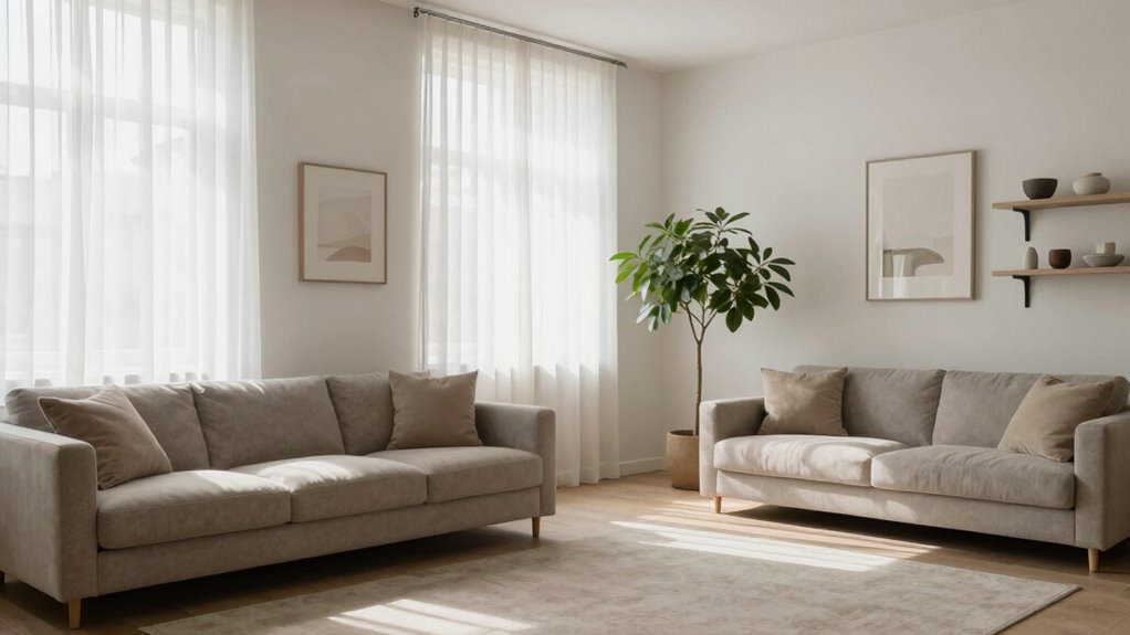 create calm spacious living