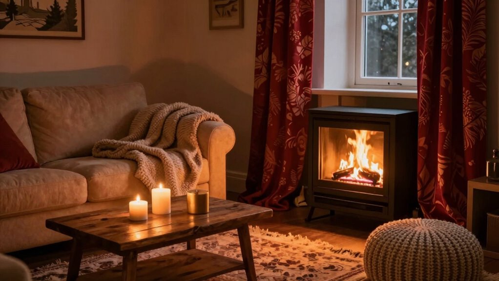 create cozy warm small space