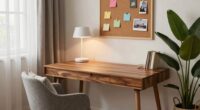 dedicated workspace with furnishings