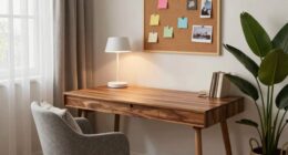 dedicated workspace with furnishings