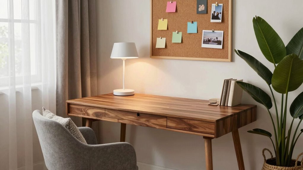 dedicated workspace with furnishings