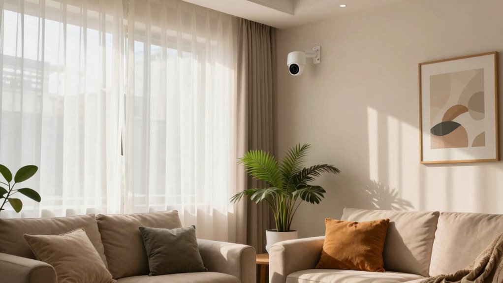 discreet cozy security setup