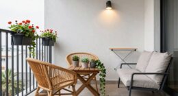 efficient balcony space planning