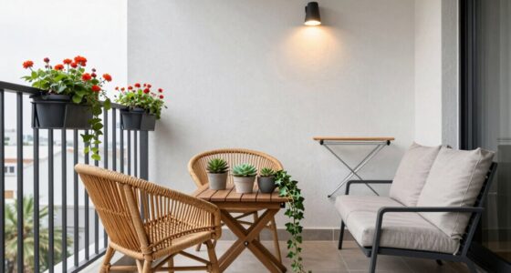 efficient balcony space planning