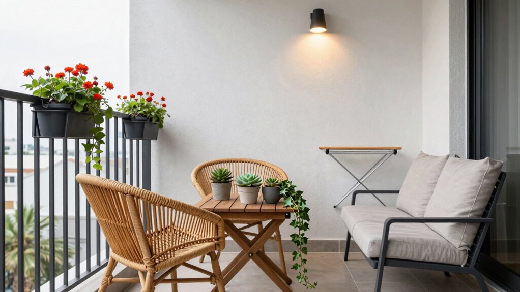 efficient balcony space planning