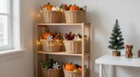 efficient seasonal decor storage