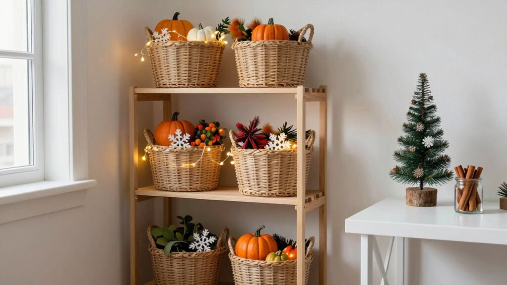 efficient seasonal decor storage