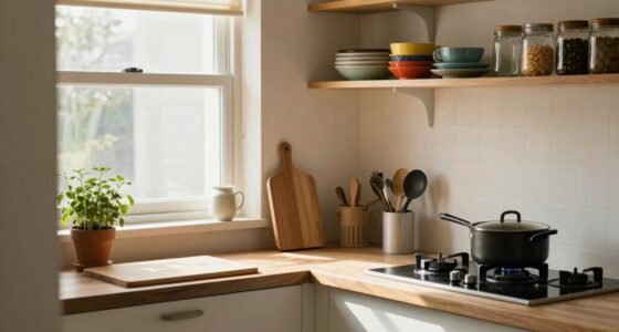 efficient small kitchen routines