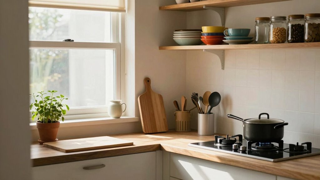 efficient small kitchen routines