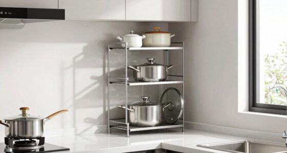efficient small kitchen storage