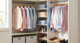 efficient tiny closet organization