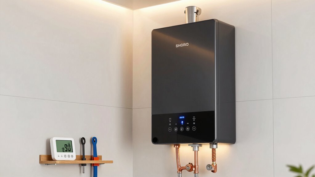 energy efficient space saving water heating