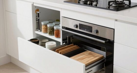 hidden tiny kitchen storage