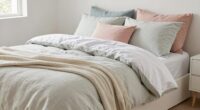 layered bedding in small space