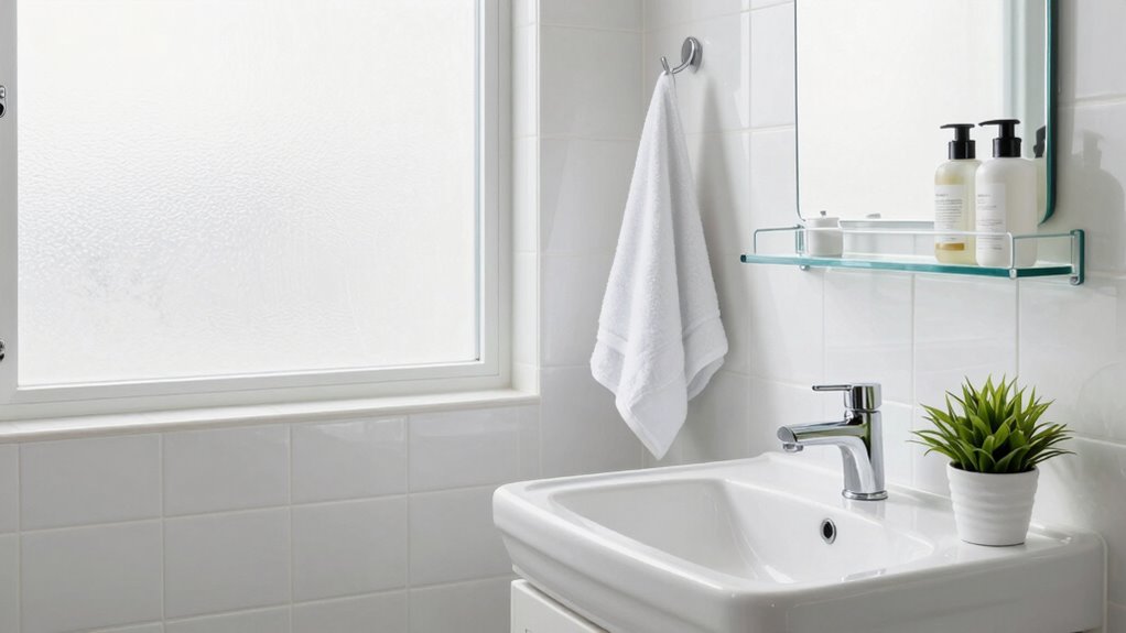 maintain small bathroom cleanliness