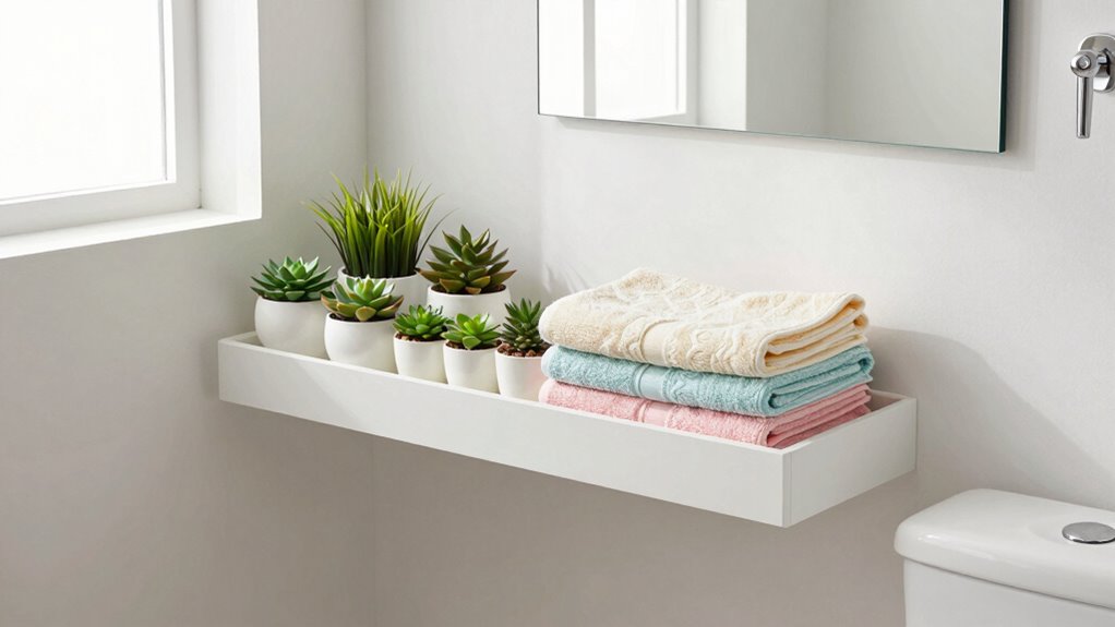maximize bathroom vertical space