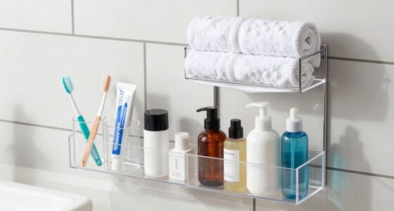 maximize small bathroom storage