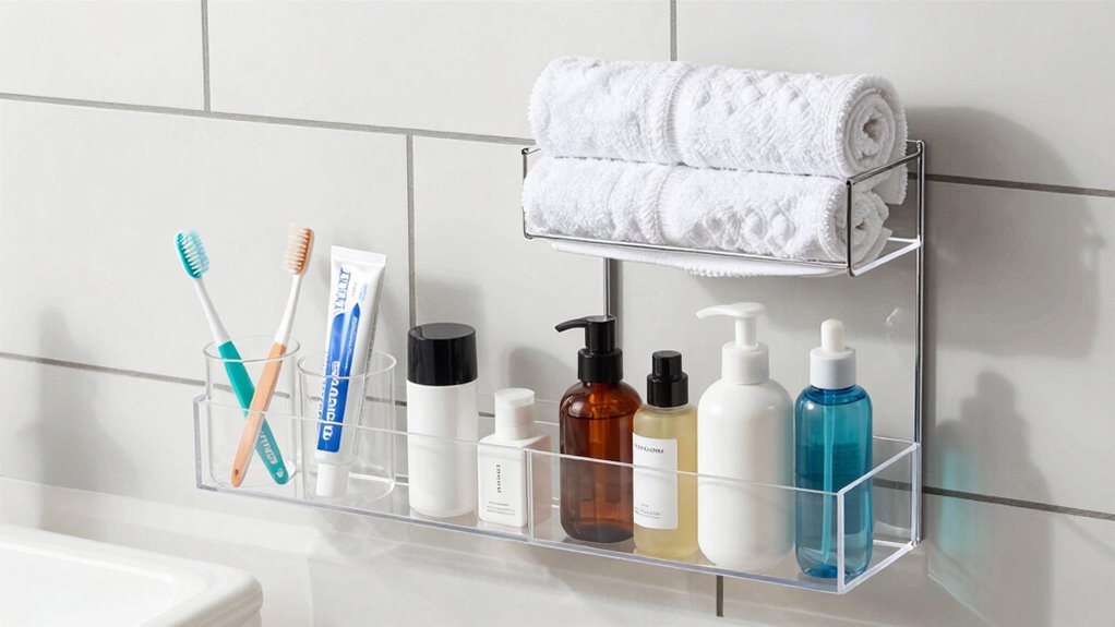 maximize small bathroom storage