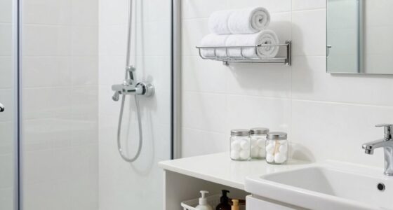 maximize small bathroom storage