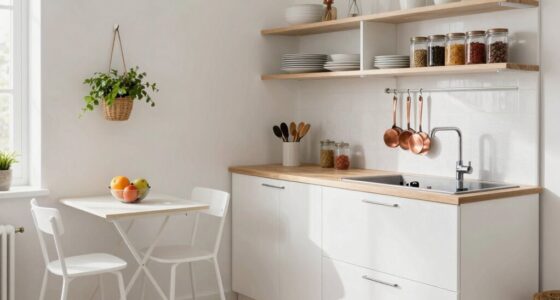 maximize small kitchen space