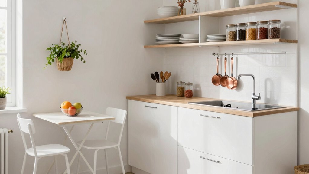 maximize small kitchen space