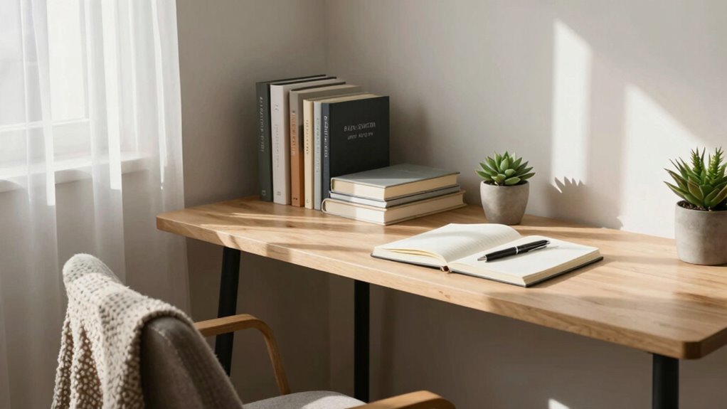 minimalist organized daily routines