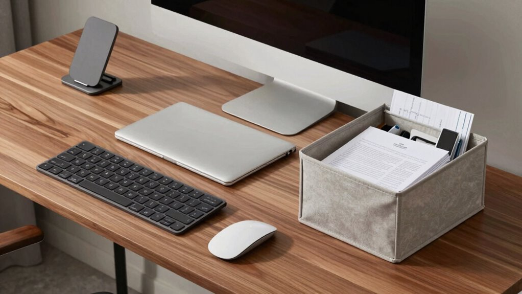 organized clutter free workspace habits