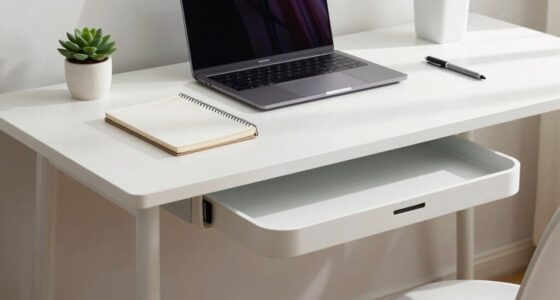 organized compact desk storage
