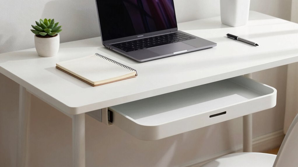 organized compact desk storage
