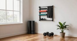 organized compact exercise area