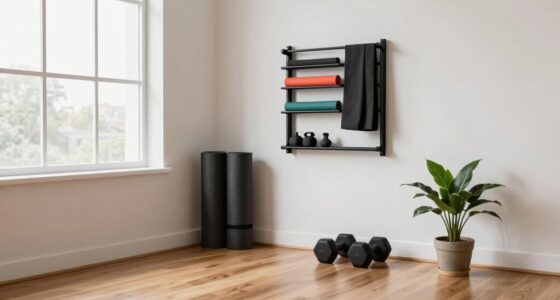organized compact exercise area