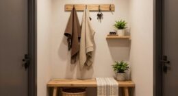 organized entryway drop zone