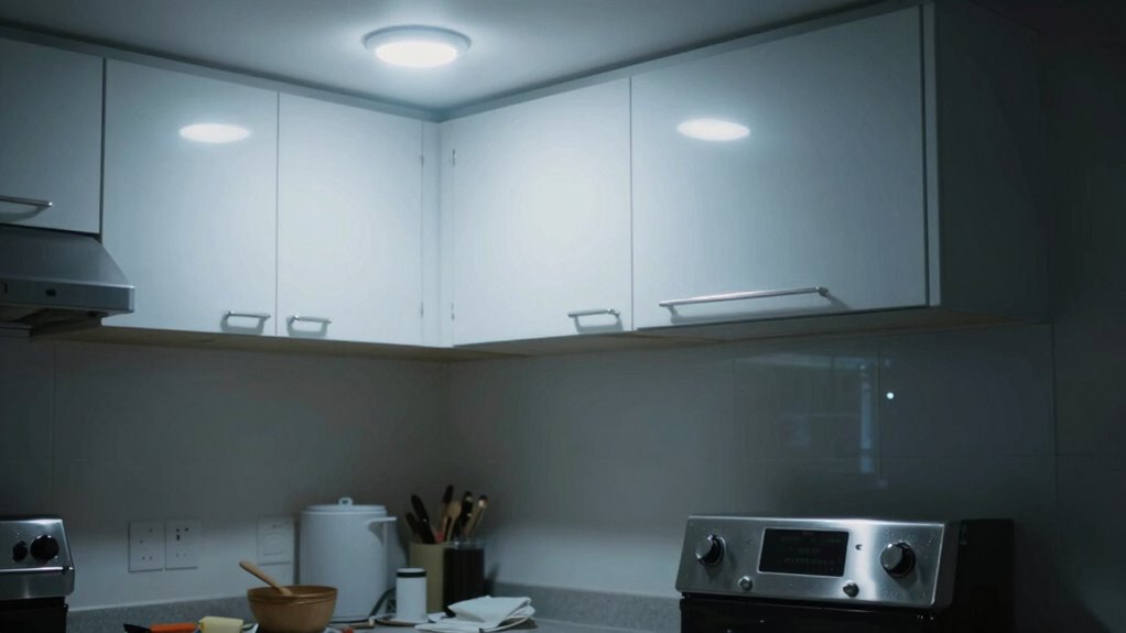 poor small kitchen lighting