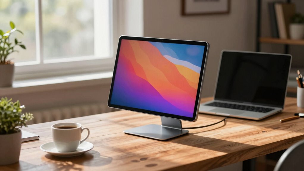 portable ergonomic energy efficient monitor