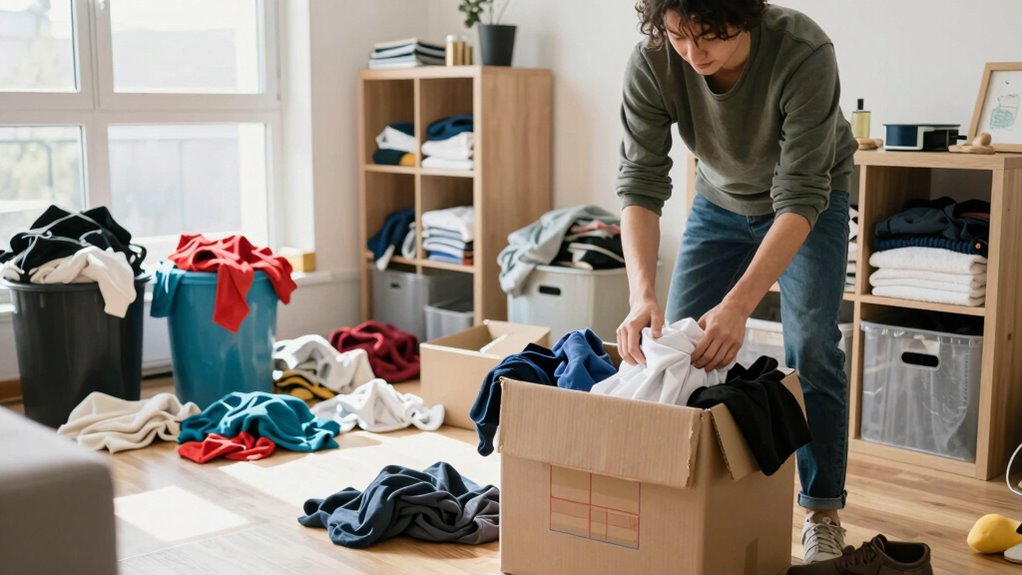 quick cluttered apartment reset