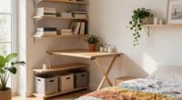 quick small apartment organization