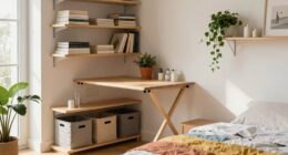 quick small apartment organization