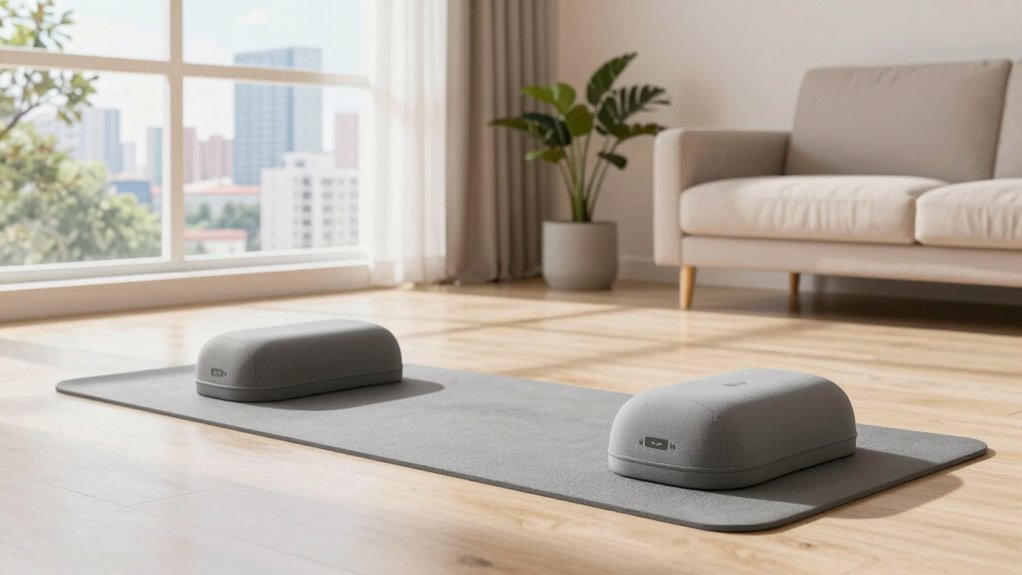 quiet space saving workout equipment