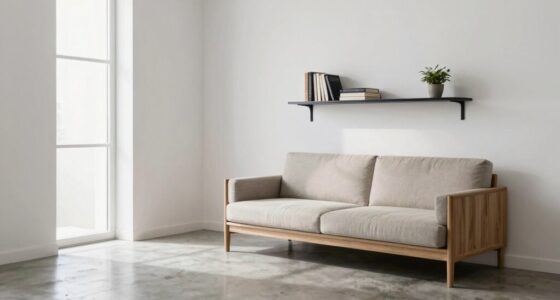simple spacious clutter free living