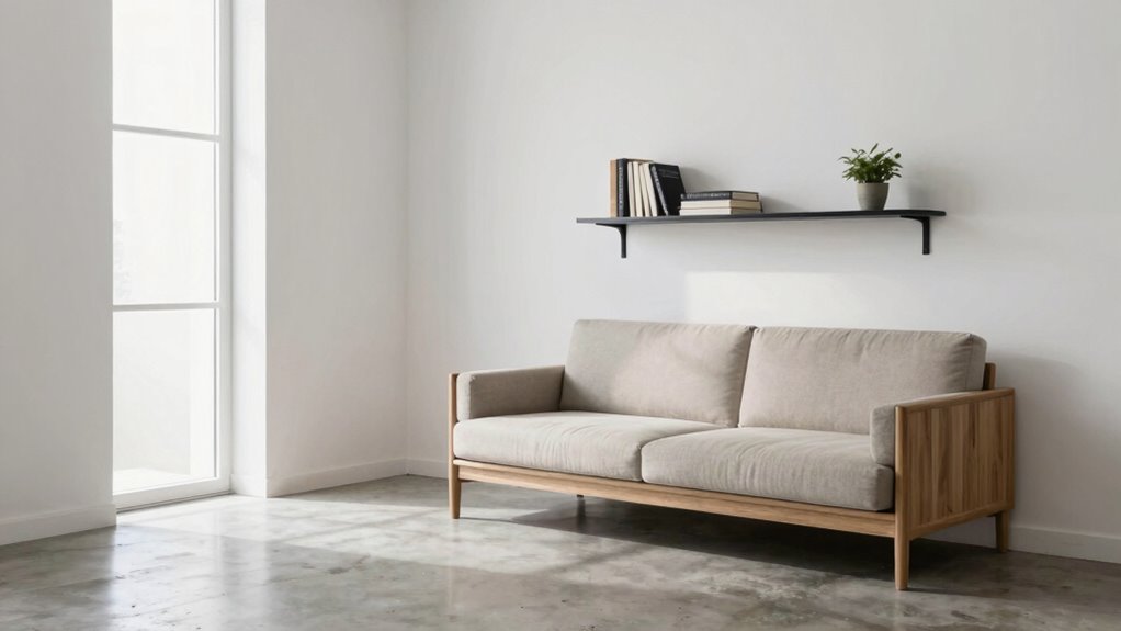 simple spacious clutter free living