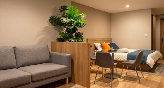 simple studio space division