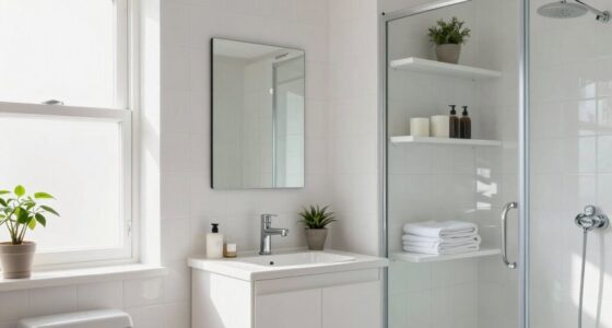 small apartment bathroom organization