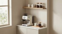 small apartment coffee station