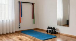 small apartment workout area