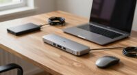 small desk docking essentials