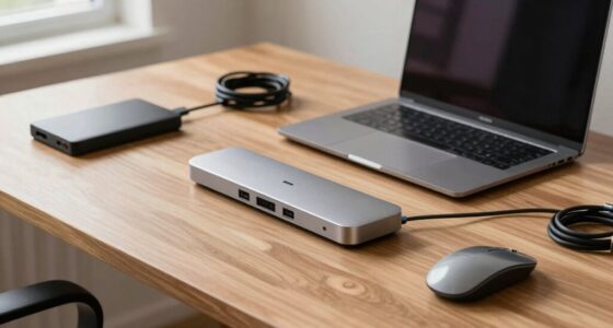small desk docking essentials
