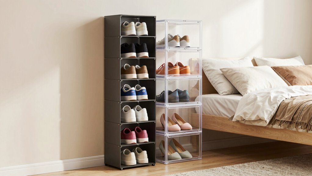 smart small space shoe organization