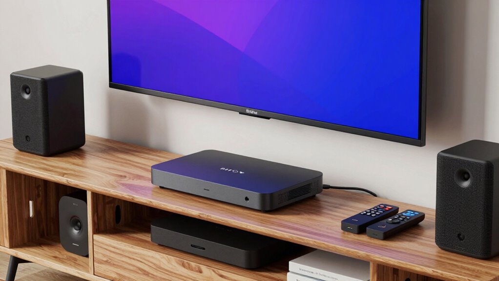 streamlined voice controlled entertainment setup
